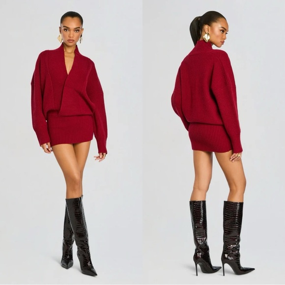 SER.O.YA Neva Knit Sweater Dress - Picture 1 of 8